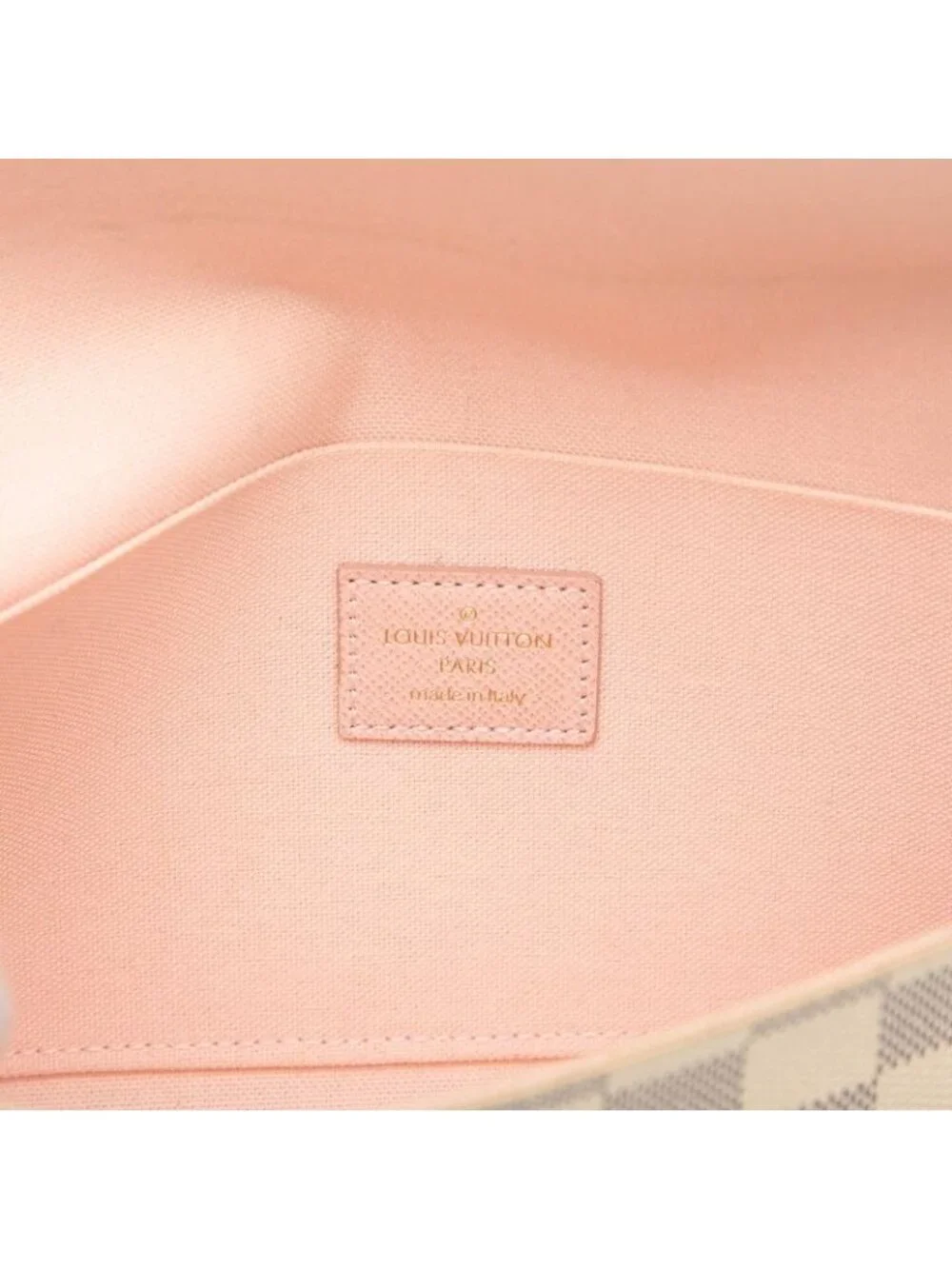 Louis Vuitton Damier Azur Pochette Felicity Chain Wallet Shoulder Bag White - Picture 5 of 7